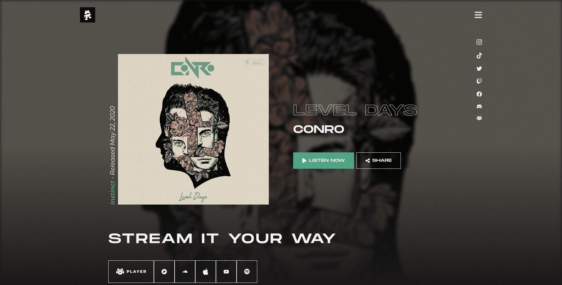 monstercat album release page